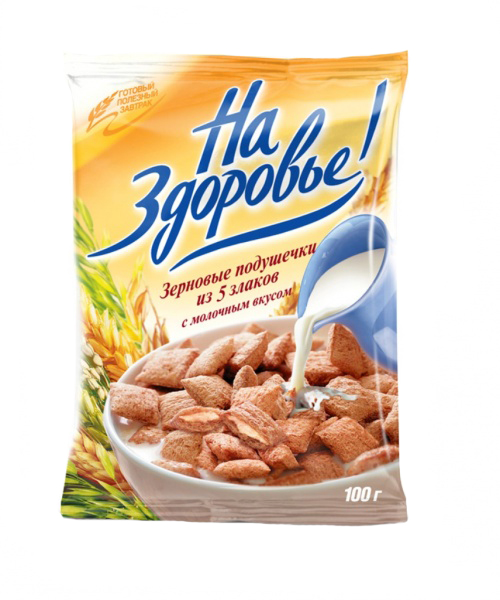 

Подушечки На здоровье! с молочной начинкой 100 г