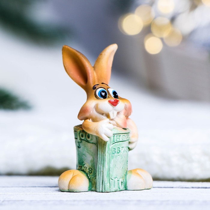 

Фигура "Заяц с купюрами" МИКС, 5х3х6см