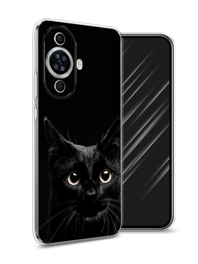 

Чехол Awog на Huawei Nova 11 "Добрый кот", Черный, 6121250-1