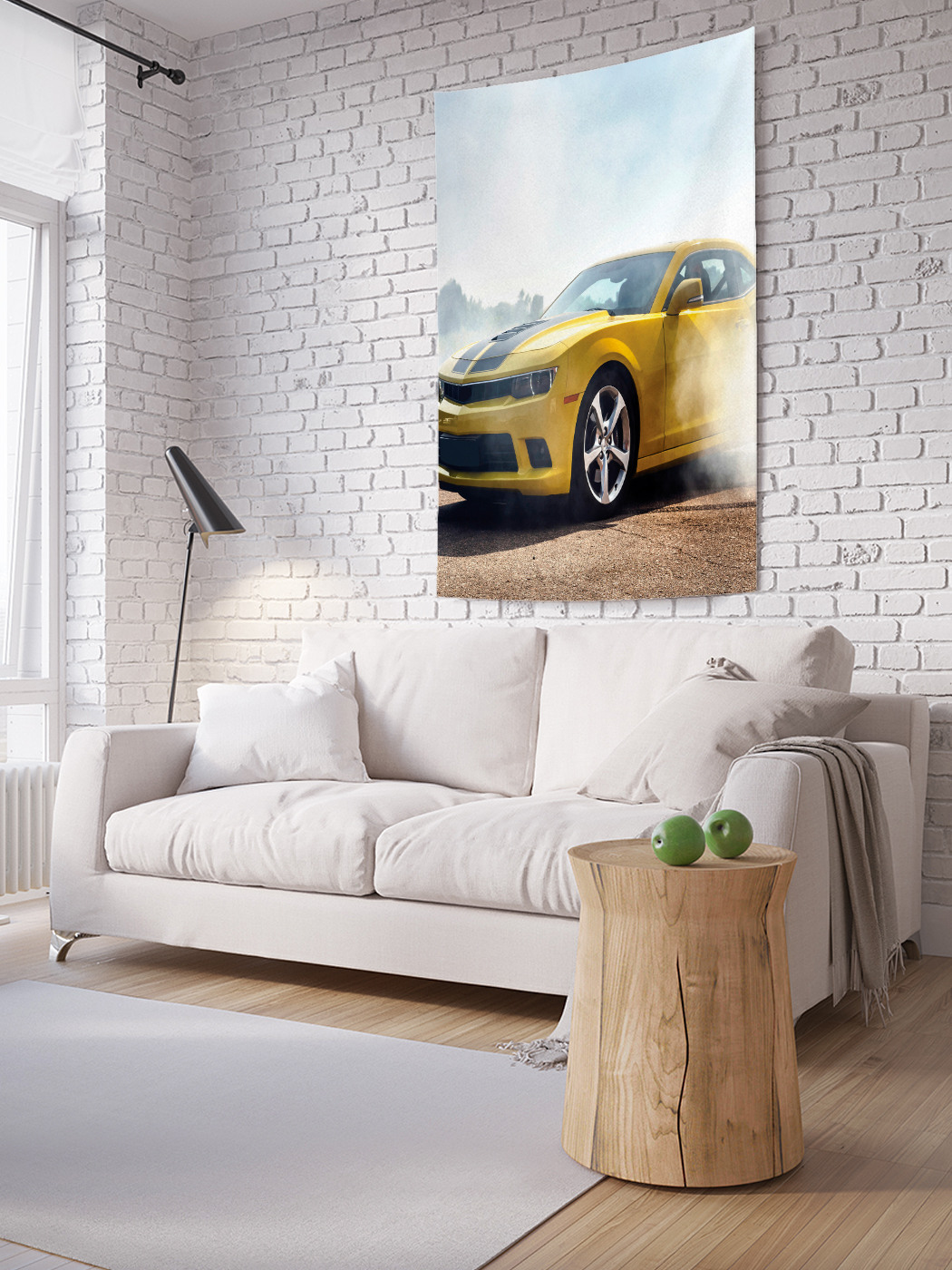 

Вертикальное фотопанно на стену JoyArty Мощный Мустанг 150x200 см, Мощный Мустанг