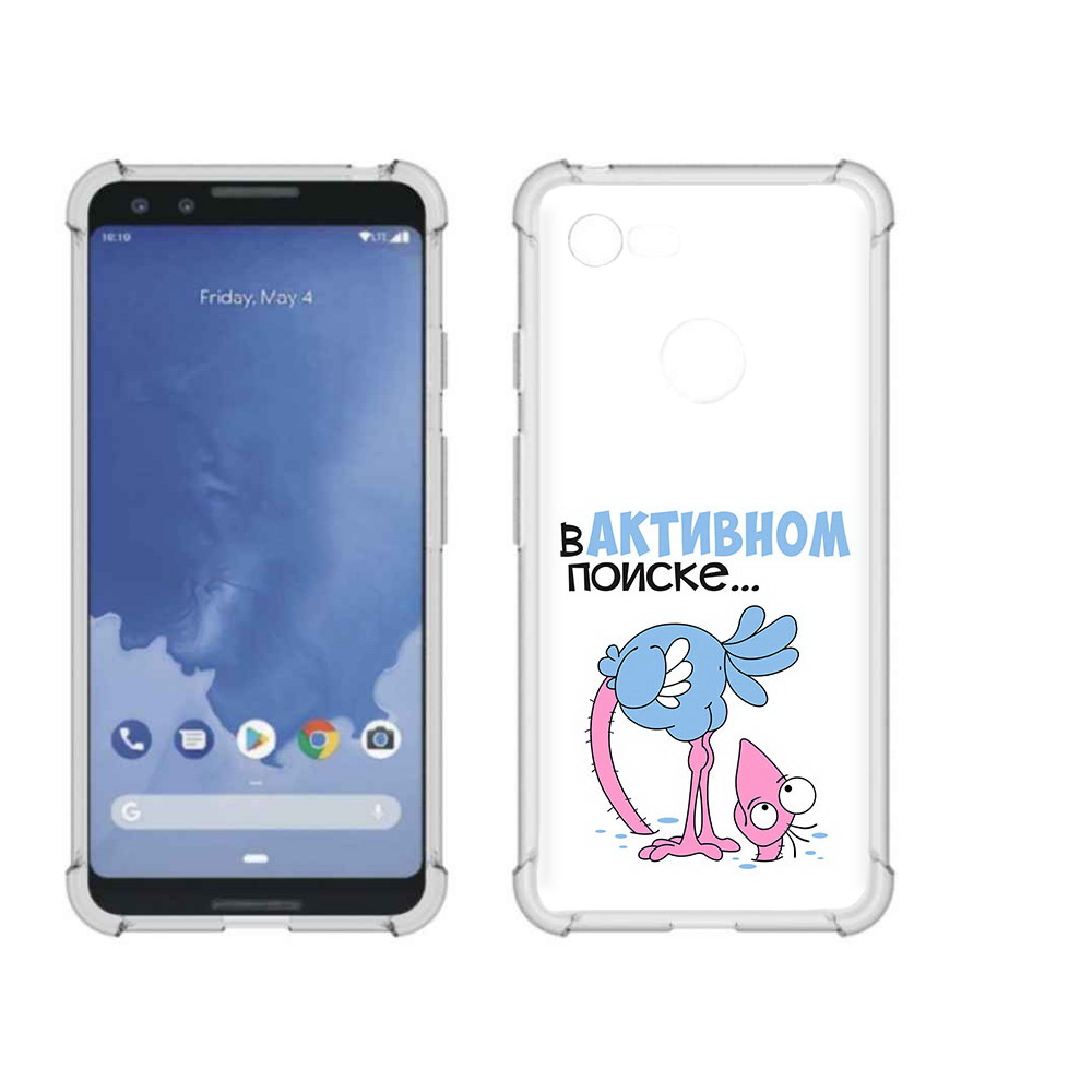 

Чехол MyPads Tocco для Google Pixel 3 в активном поиске, Прозрачный, Tocco