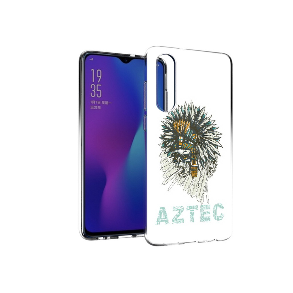 

Чехол MyPads Tocco для Huawei P30 скелет индеец, Прозрачный, Tocco