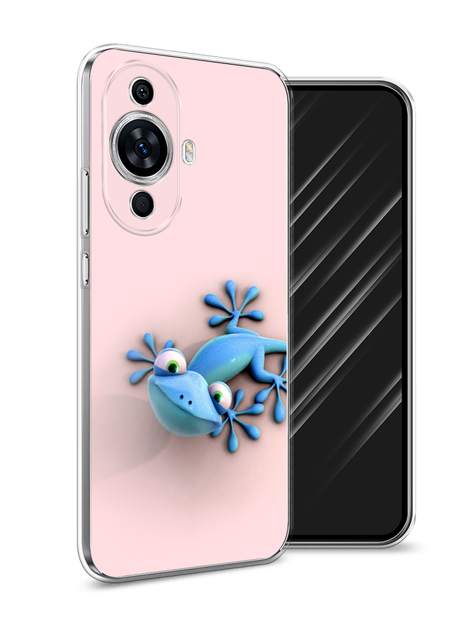 

Чехол Awog на Huawei Nova 11 "Голубая ящерка", 6121250-2