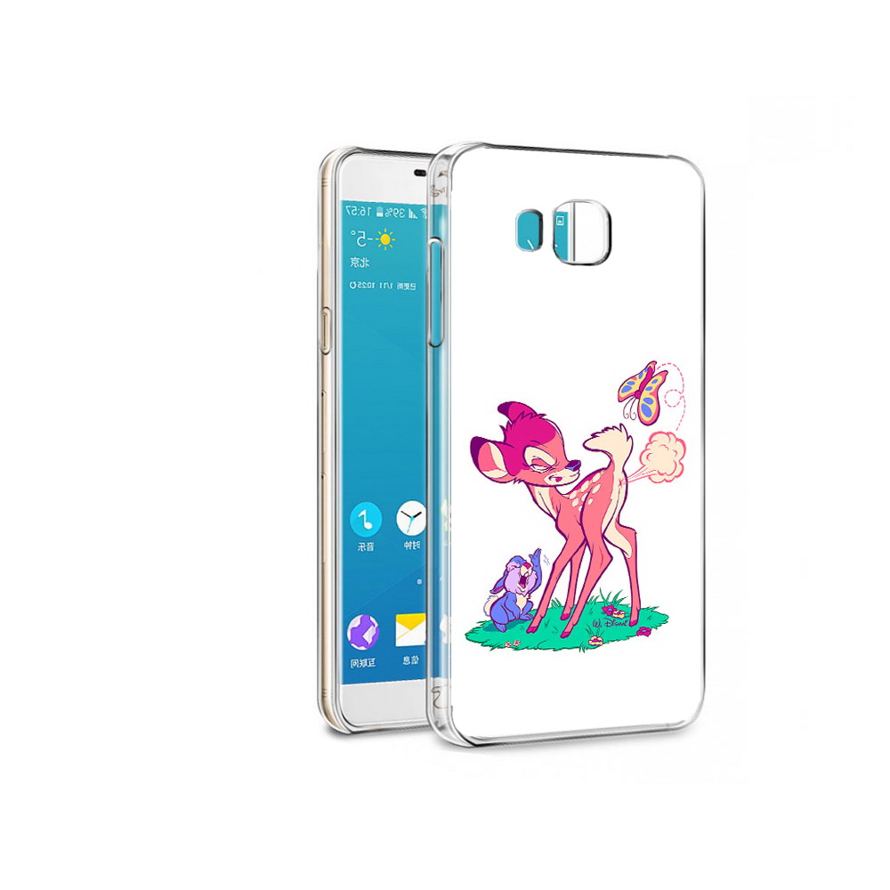 

Чехол MyPads Tocco для Samsung Galaxy C7 смешной олененок (PT38867.551.610), Прозрачный, Tocco