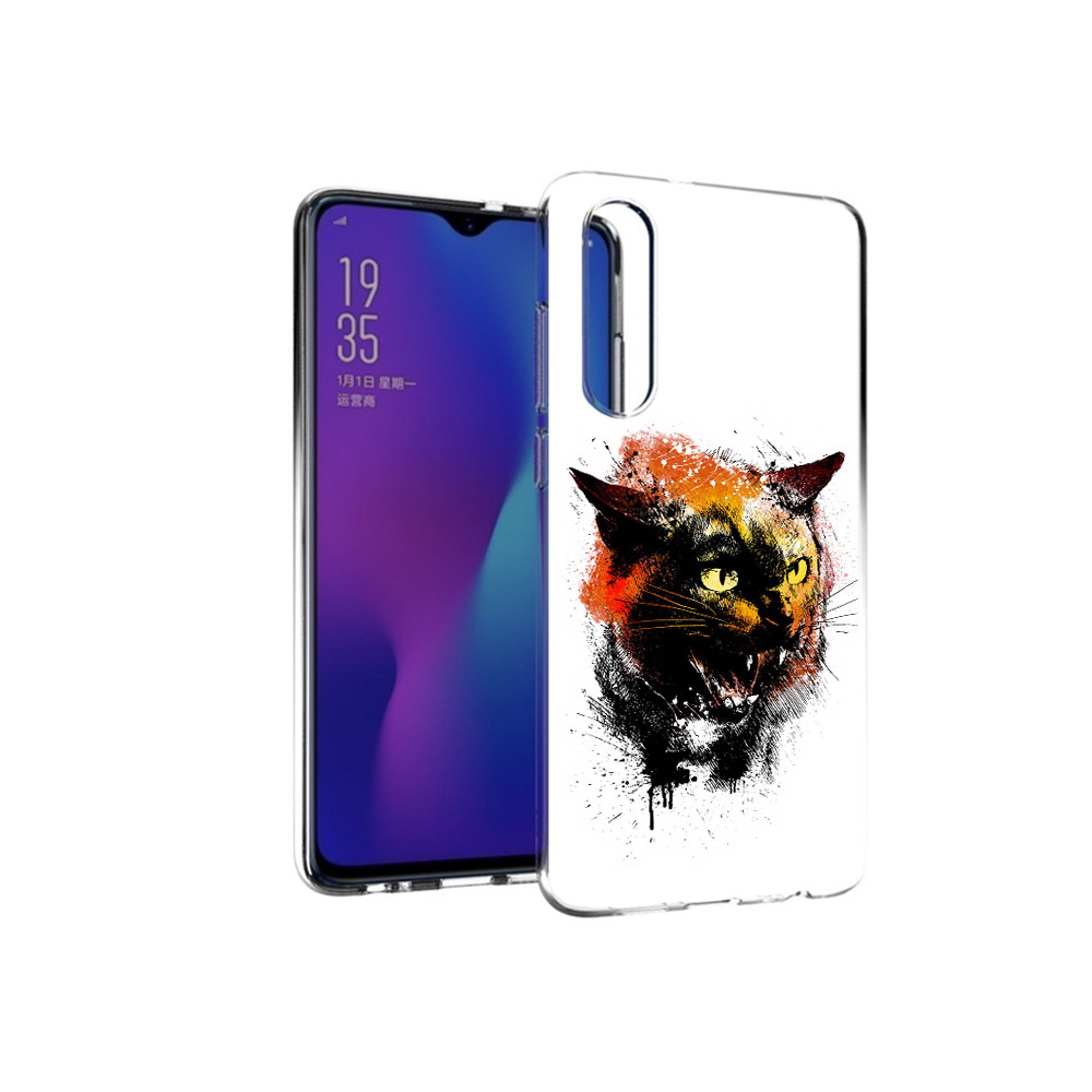 

Чехол MyPads Tocco для Huawei P30 сиамский кот, Прозрачный, Tocco