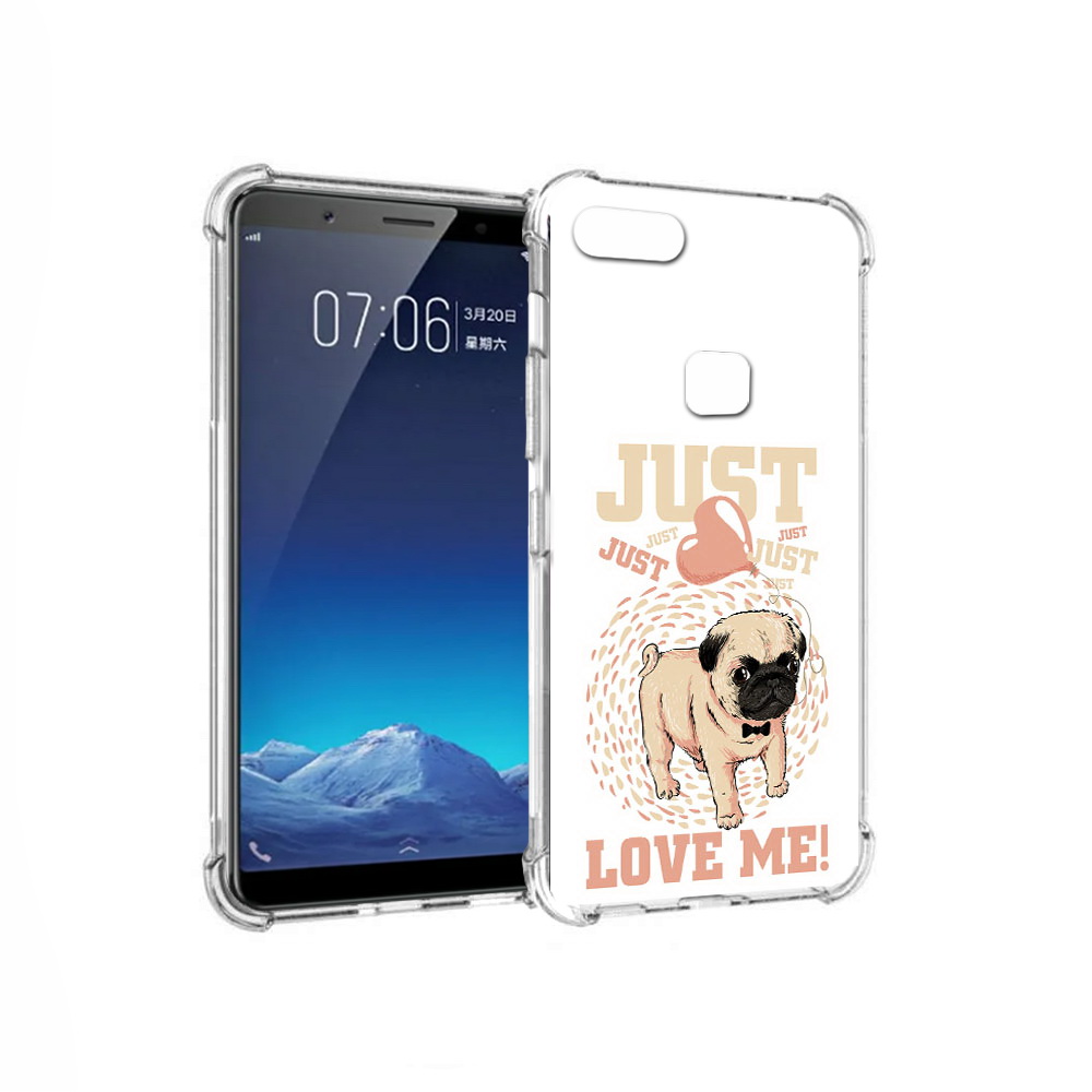 

Чехол MyPads Tocco для Vivo X20 Люби меня (PT108350.433.109), Прозрачный, Tocco