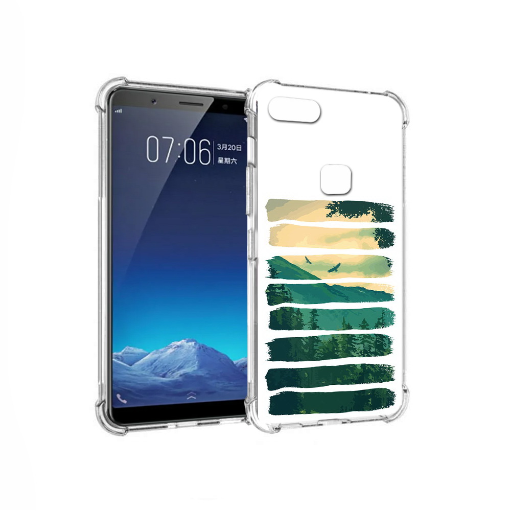 

Чехол MyPads Tocco для Vivo X20 Лесная чаща (PT108350.433.107), Прозрачный, Tocco