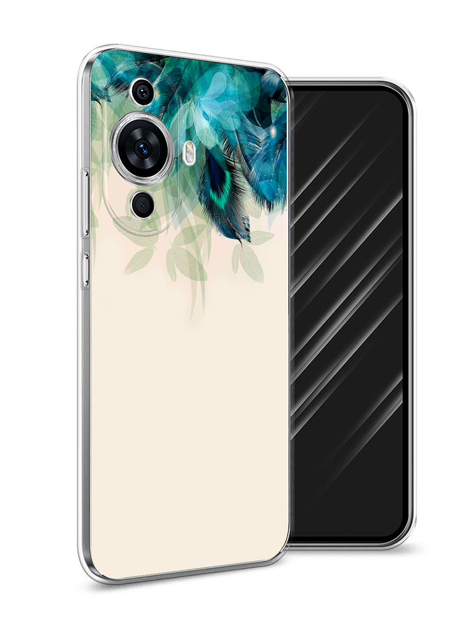 

Чехол Awog на Huawei Nova 11 "Перья голубого цвета", Бежевый;синий;бирюзовый, 6121250-2