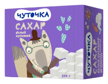 

Сахар Чуточка кусковой быстрорастворимый 500 г