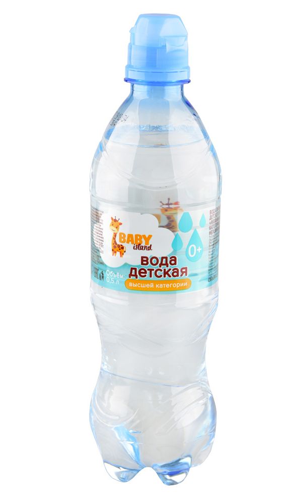 Детская питьевая вода Окей Baby island высшей категории негазированная с рождения 0,5 л детская питьевая вода калинов родничок негазированная с рождения 1 л