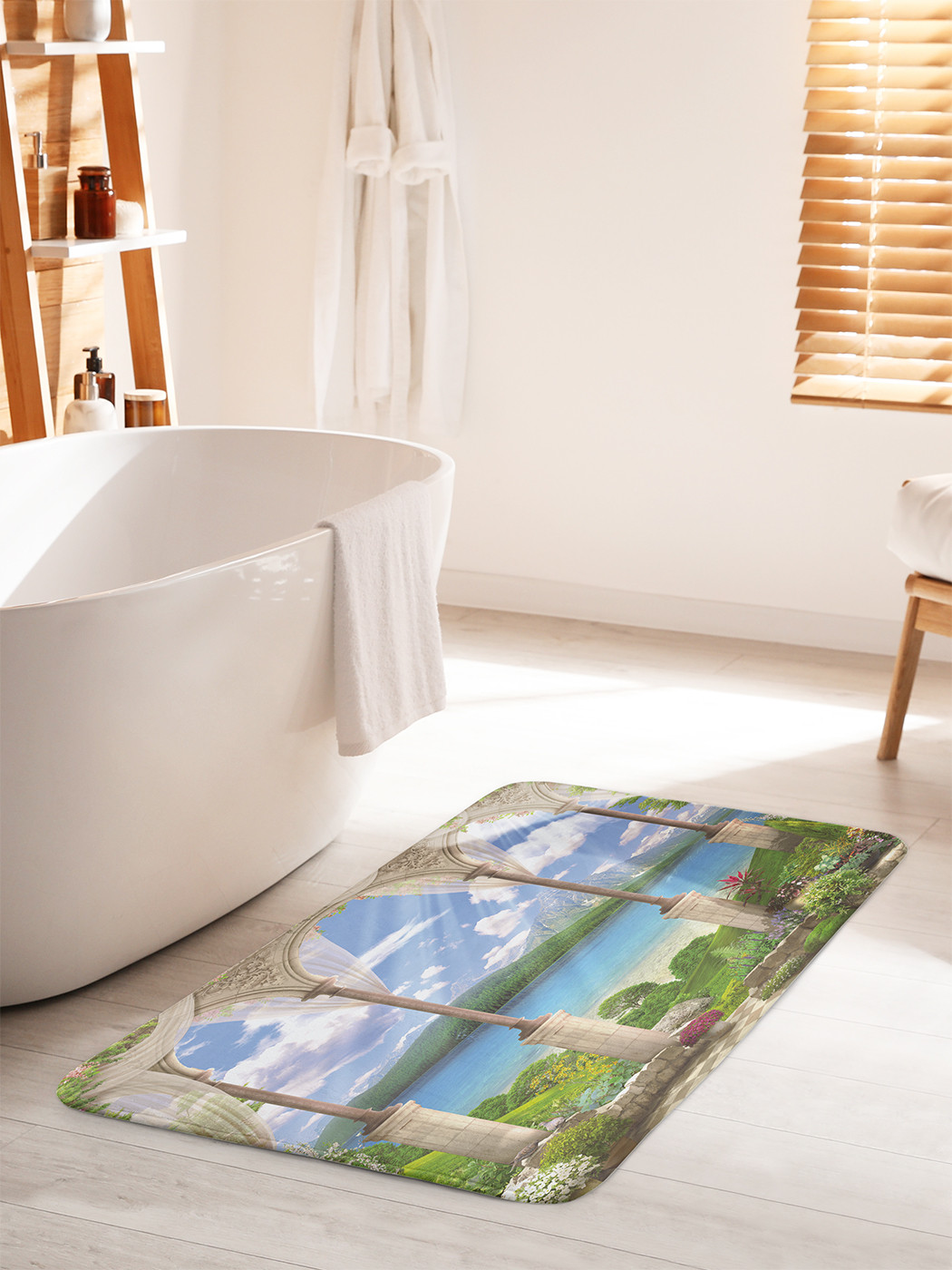 

bath_34900_60x100 Коврик противоскользящий для ванной, сауны, бассейна, 60x100 см.