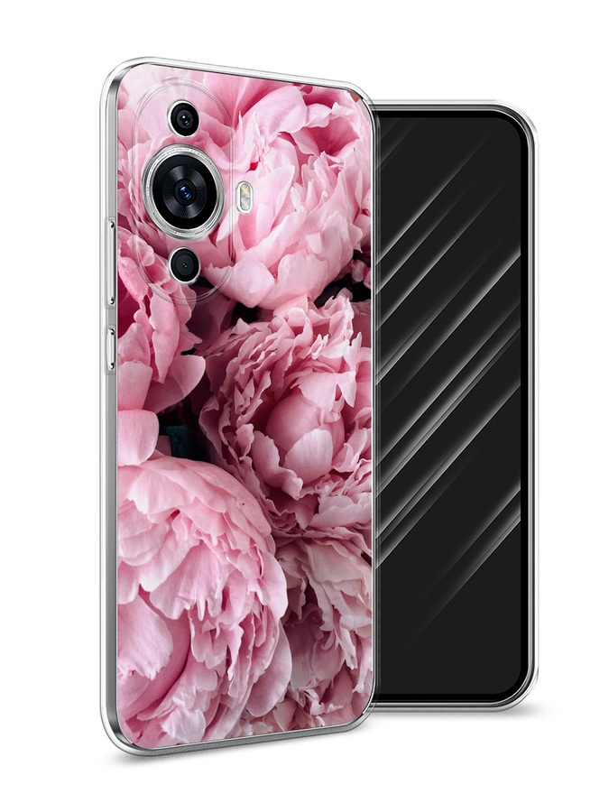 

Чехол Awog на Huawei Nova 11 "Нежные пионы", Розовый;черный;белый, 6121250-8