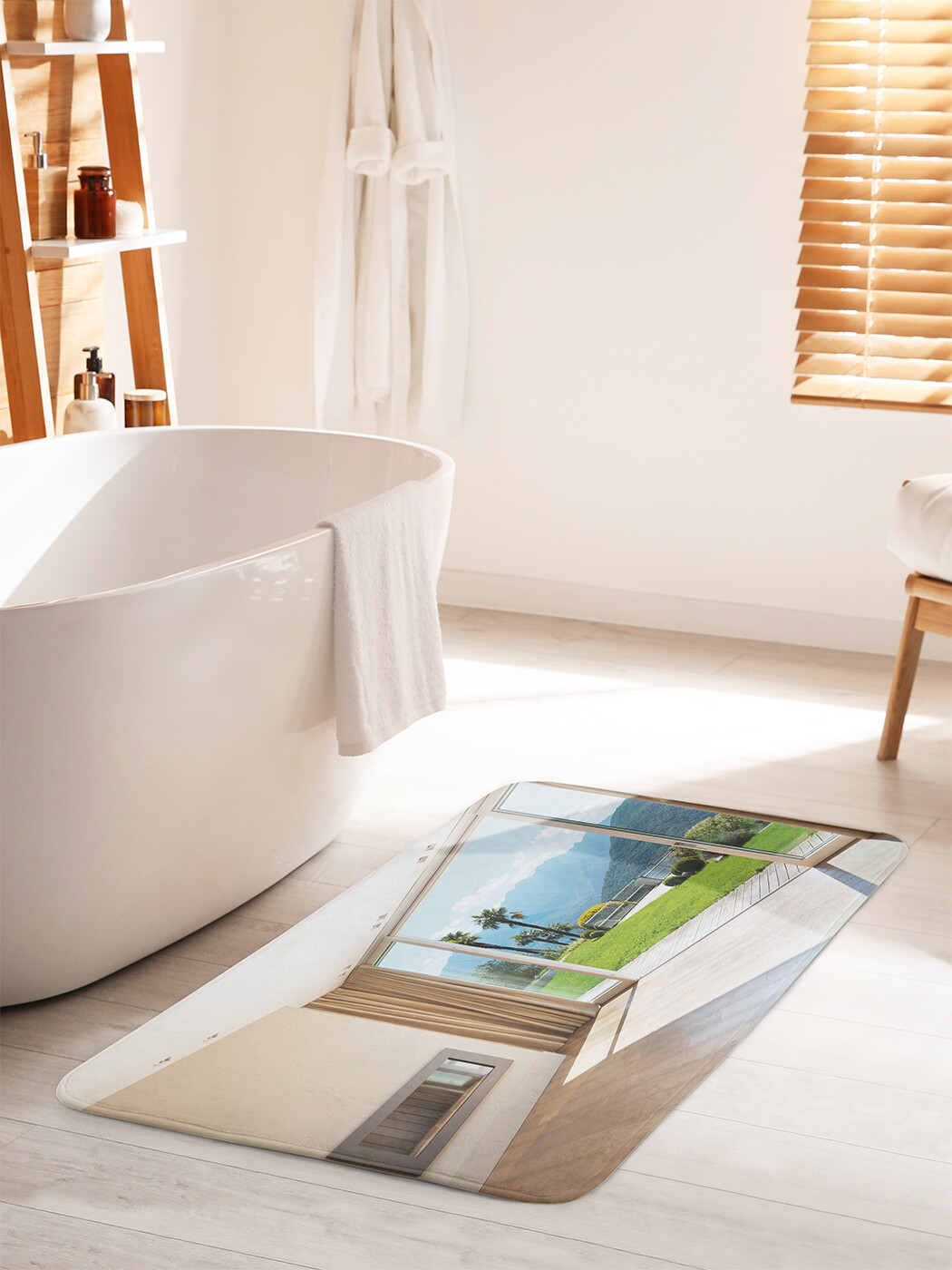 

bath_34818_60x100 Коврик противоскользящий для ванной, сауны, бассейна, 60x100 см.