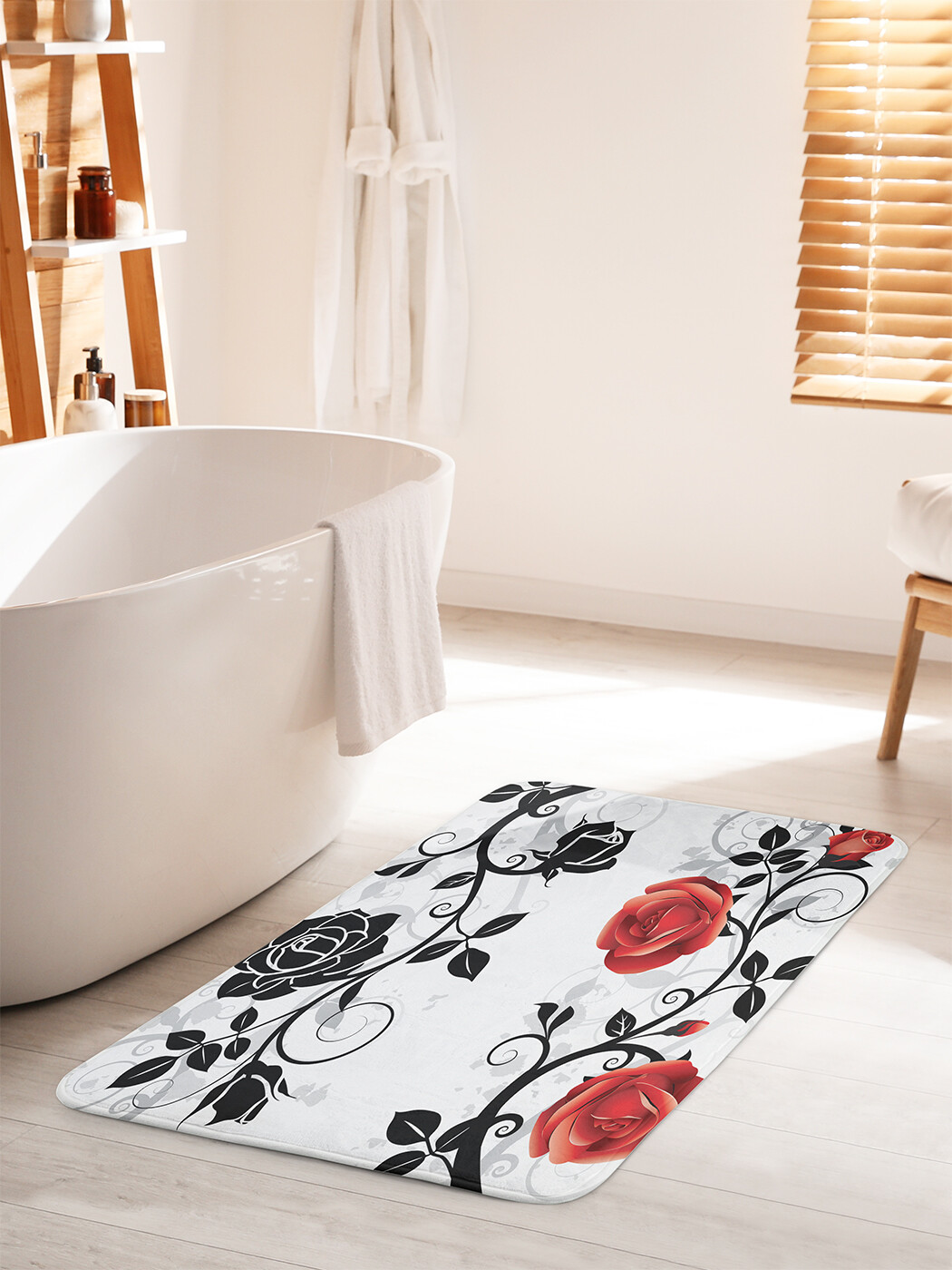 

bath_33489_60x100 Коврик противоскользящий для ванной, сауны, бассейна, 60x100 см.