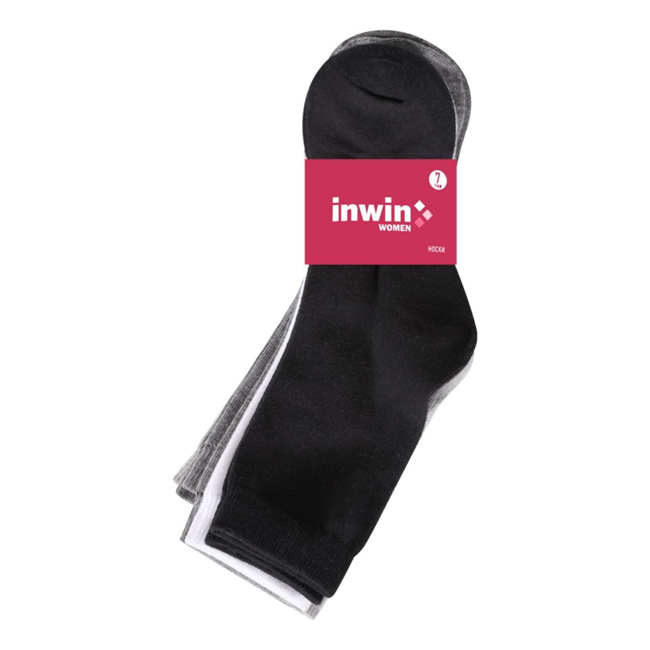 Комплект носков женских InWin в ассортименте 23-25 7 пар