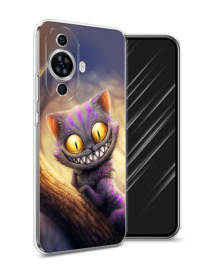 

Чехол Awog на Huawei NOVA 11 "Cheshire Cat", Фиолетовый;желтый, 6121250-1