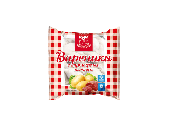 

Вареники Кировский МК с картофелем и мясом 350 г