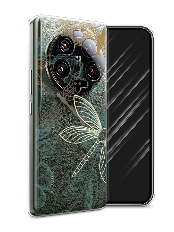 

Чехол Awog на Xiaomi 13 ultra "Тени стрекоз", Коричневый;зеленый;белый, 318650-8