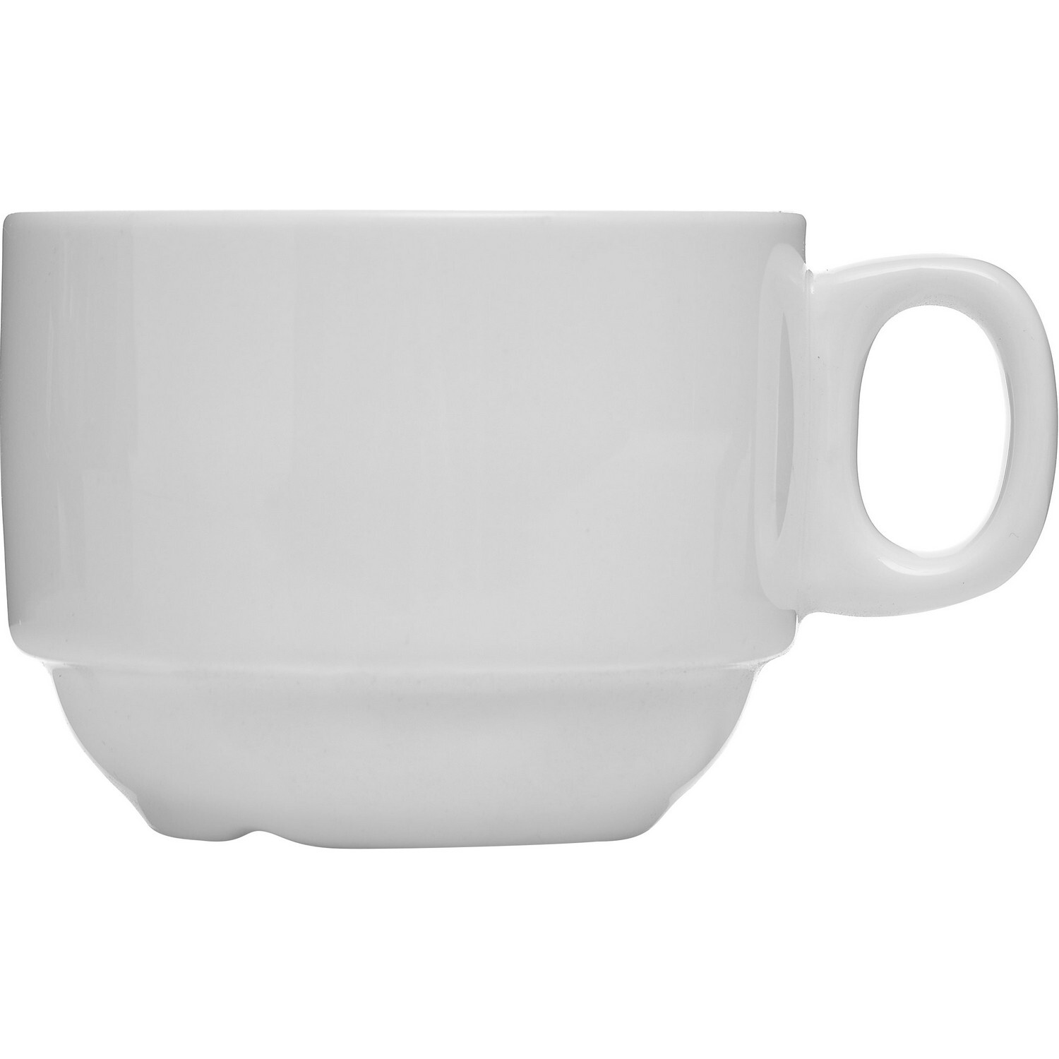 Чашка Kunstwerk чайная 190мл 101х79х60мм фарфор белый