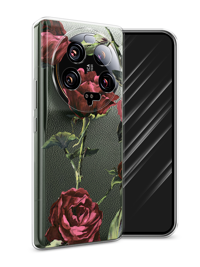 

Чехол Awog на Xiaomi 13 ultra "Бордовые розы фон", Бордовый, 318650-8