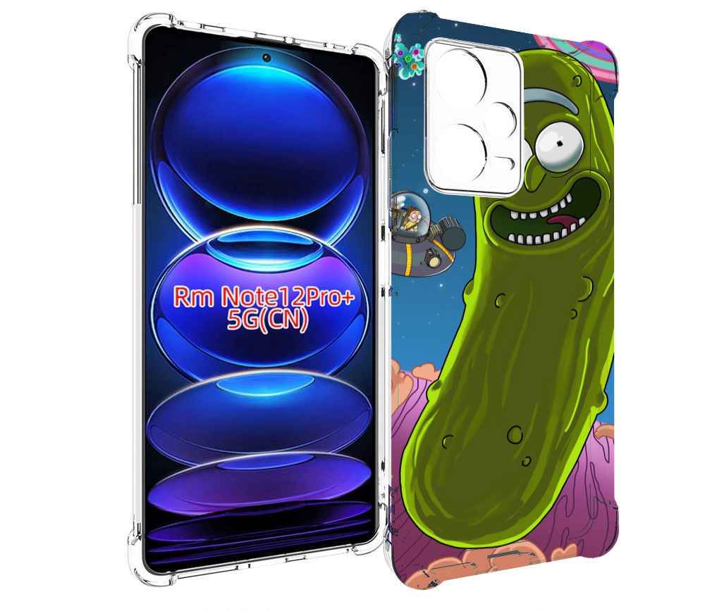 

Чехол MyPads Рик огурец для Xiaomi Redmi Note 12 Pro + Plus, Прозрачный, Tocco