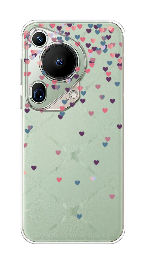 

Чехол на Huawei Pura 70 Ultra "Посыпка сердечки", Розовый;фиолетовый, 6124550-1