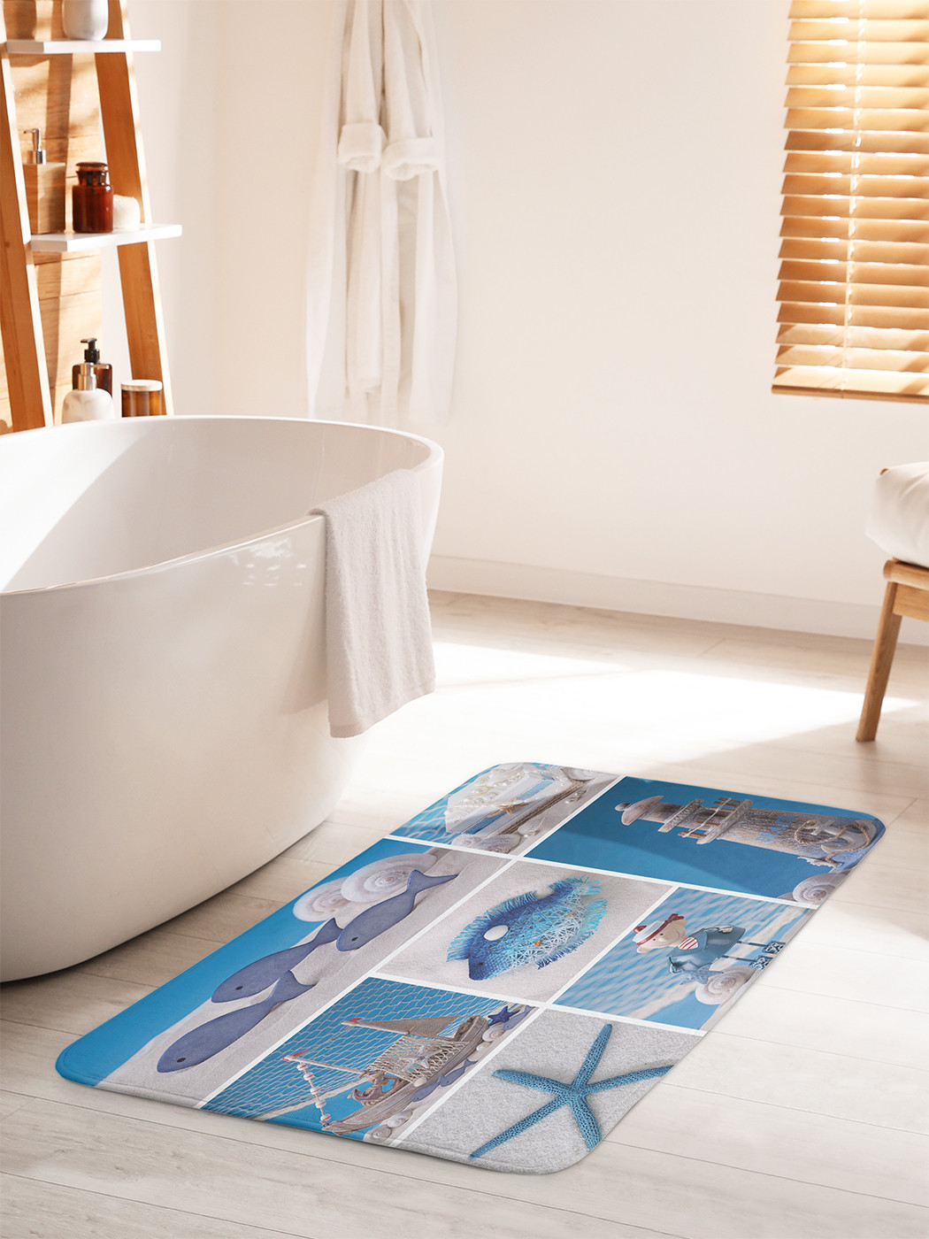 

bath_32011_60x100 Коврик противоскользящий для ванной, сауны, бассейна, 60x100 см.