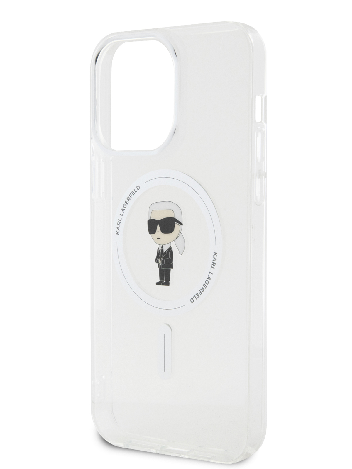 Чехол Karl Lagerfeld для iPhone 14 Pro Max с MagSafe NFT Karl Ikonik Hard Transparent