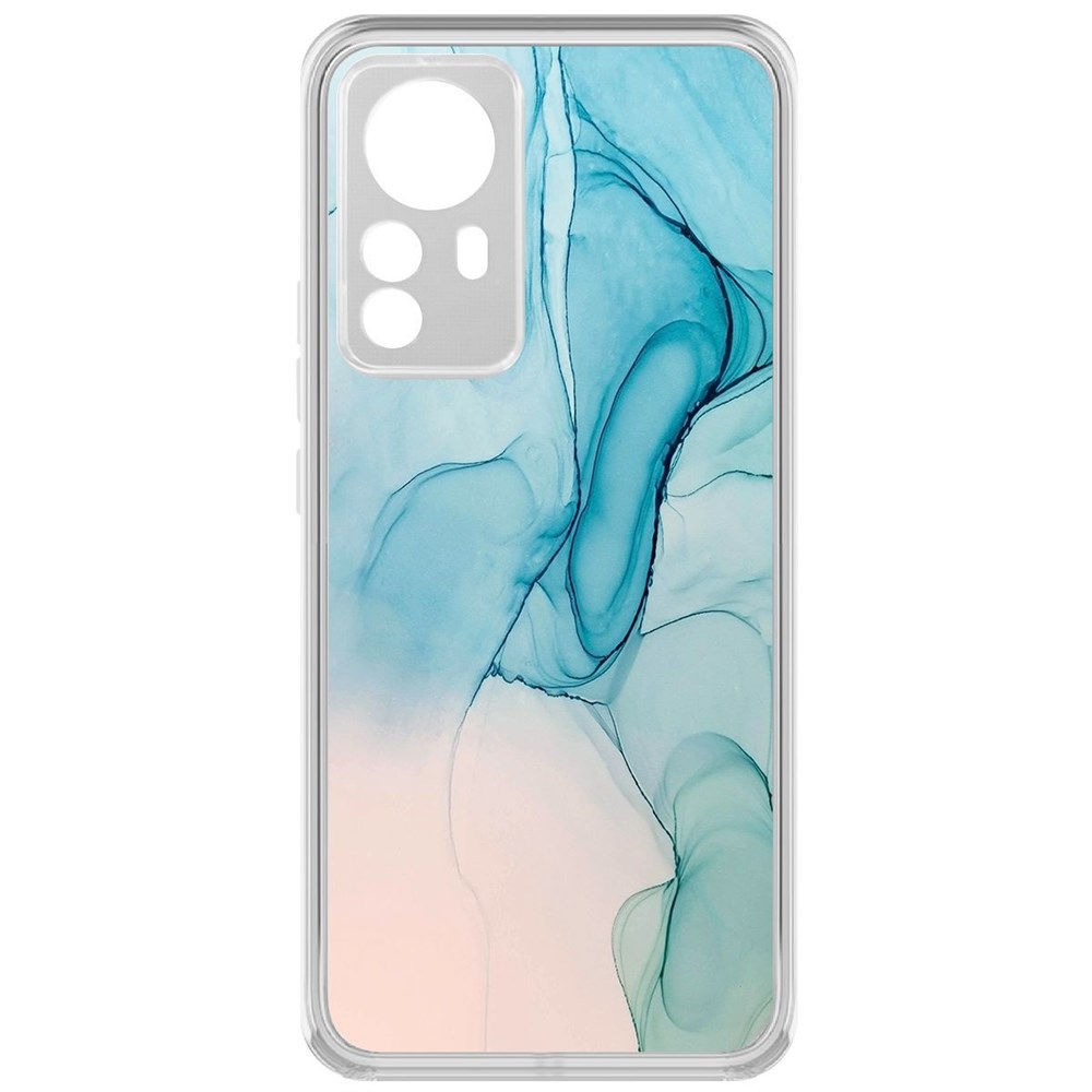 

Чехол-накладка Krutoff Clear Case Абстракт разводы для Xiaomi 12 Pro, Прозрачный