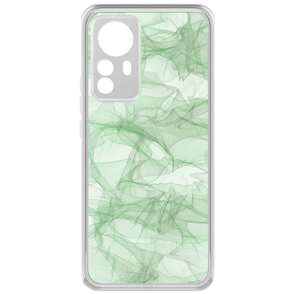 

Чехол-накладка Krutoff Clear Case Абстракт 8 для Xiaomi 12 Pro, Прозрачный