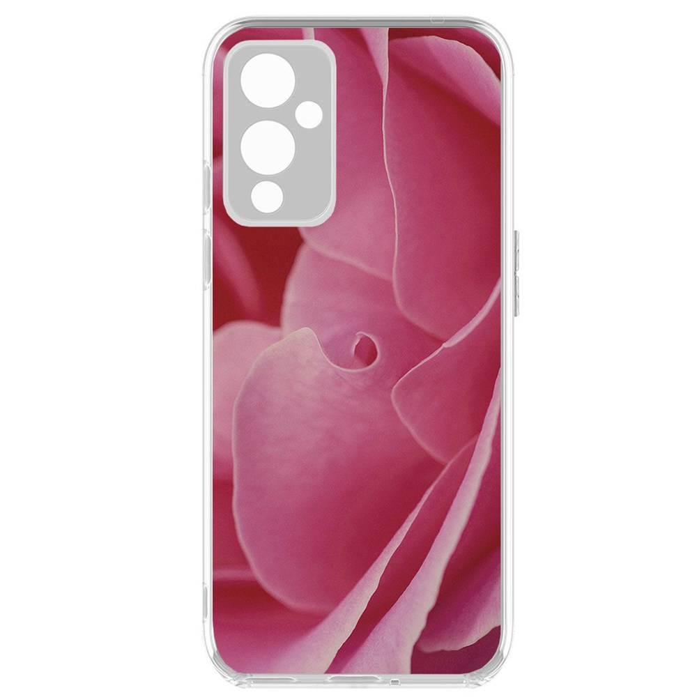 

Чехол-накладка Krutoff Clear Case Лепестки для OnePlus 9, Прозрачный
