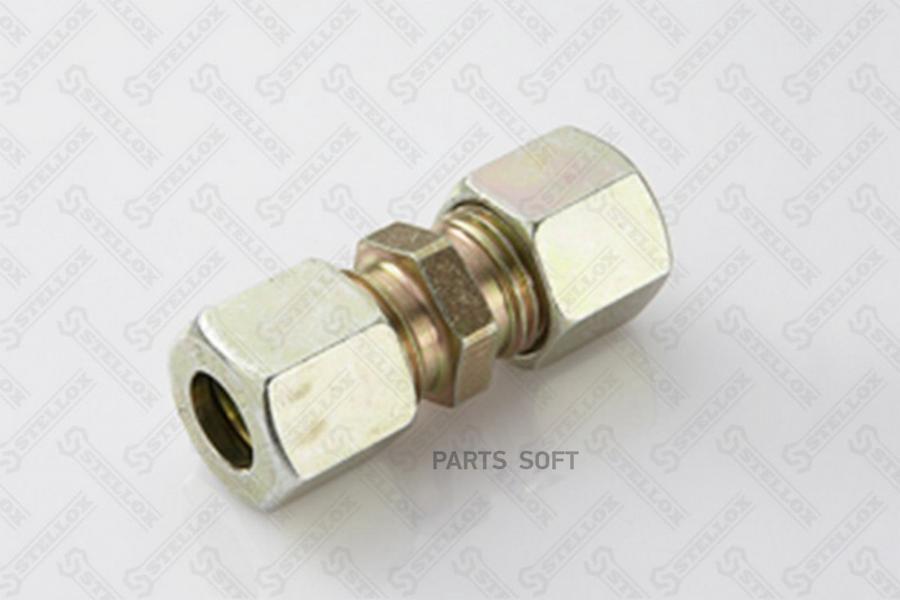 

Фитинг !соединитель резьб.прямой (м) D10x1-D10x1, с2втулк.опорн.d8,2гайки,2врезнMAN, MB