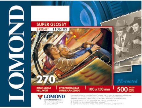 

Фотобумага Lomond 1106103 Белый, 1106103