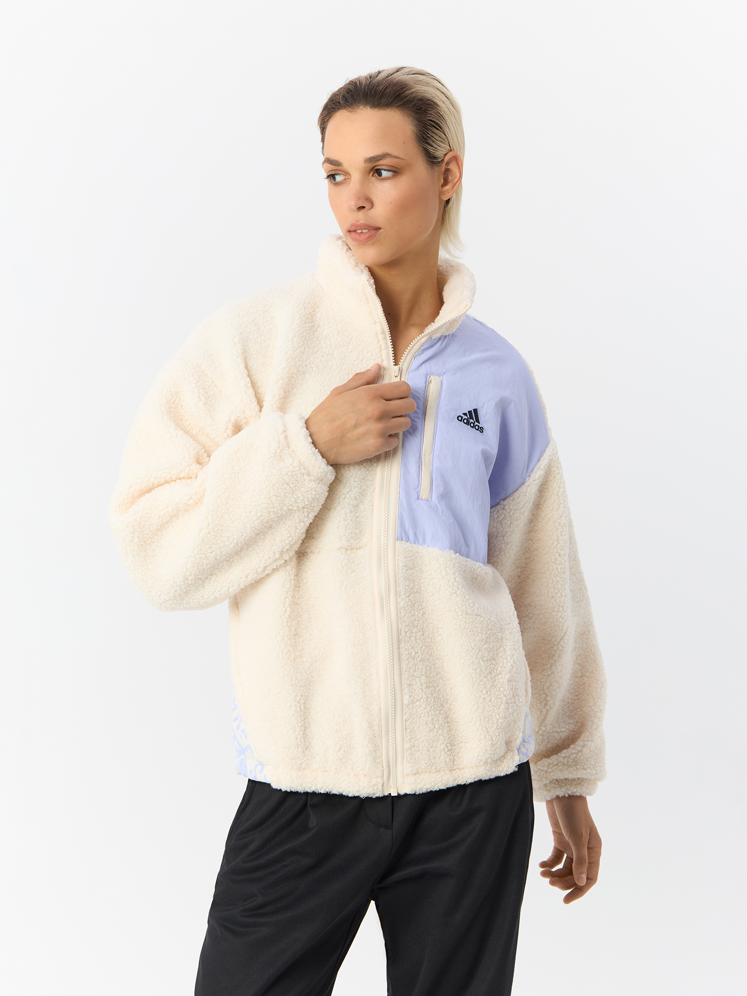 

Куртка женская Adidas HD0363 белая 46, Белый, HD0363