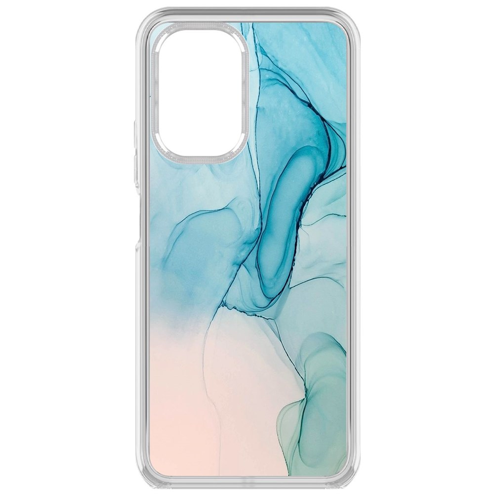 

Чехол-накладка Krutoff Clear Case Абстракт разводы для Xiaomi Poco F3, Прозрачный