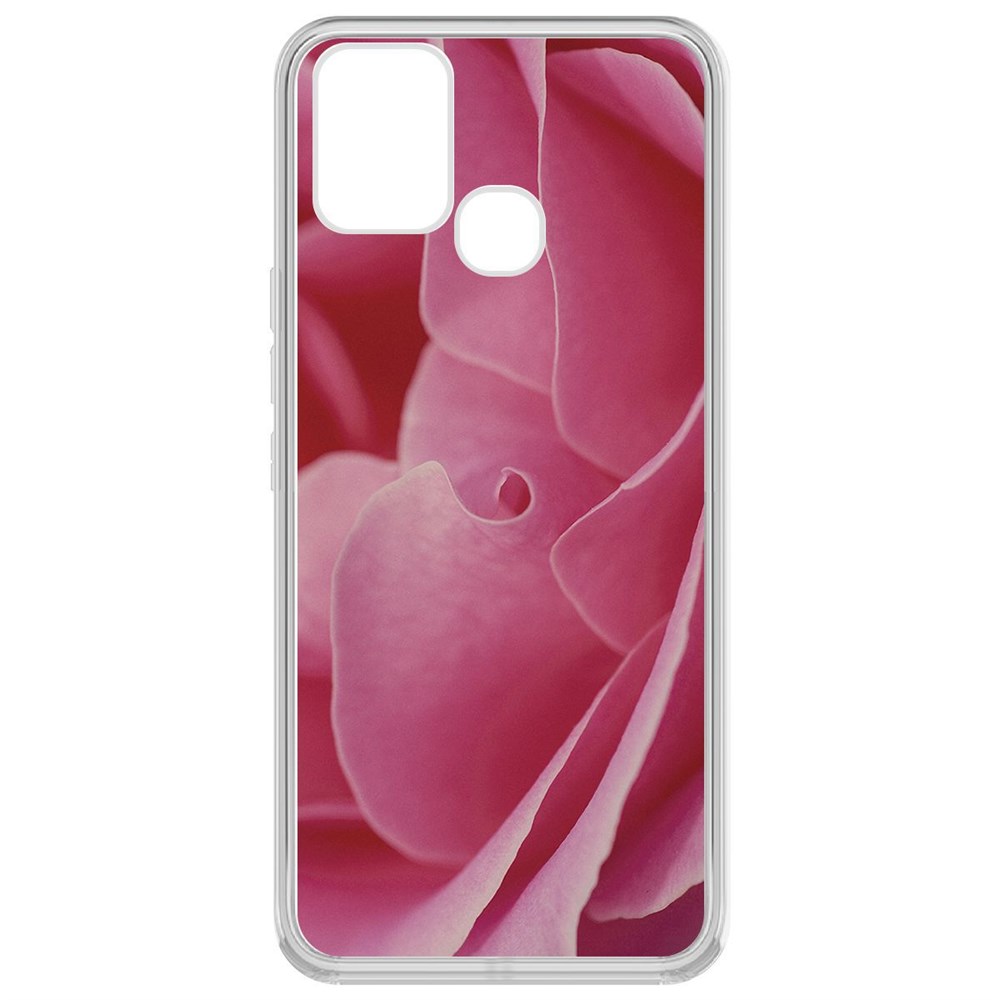 

Чехол-накладка Krutoff Clear Case Лепестки для INFINIX Hot 10 Lite, Прозрачный