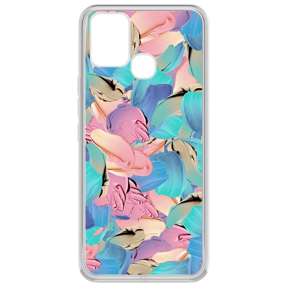 

Чехол-накладка Krutoff Clear Case Абстракт краска для INFINIX Hot 10 Lite, Прозрачный