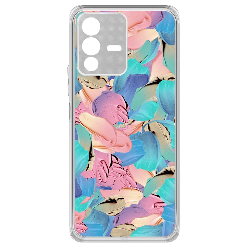 

Чехол-накладка Krutoff Clear Case Абстракт краска для Vivo V23 5G, Прозрачный