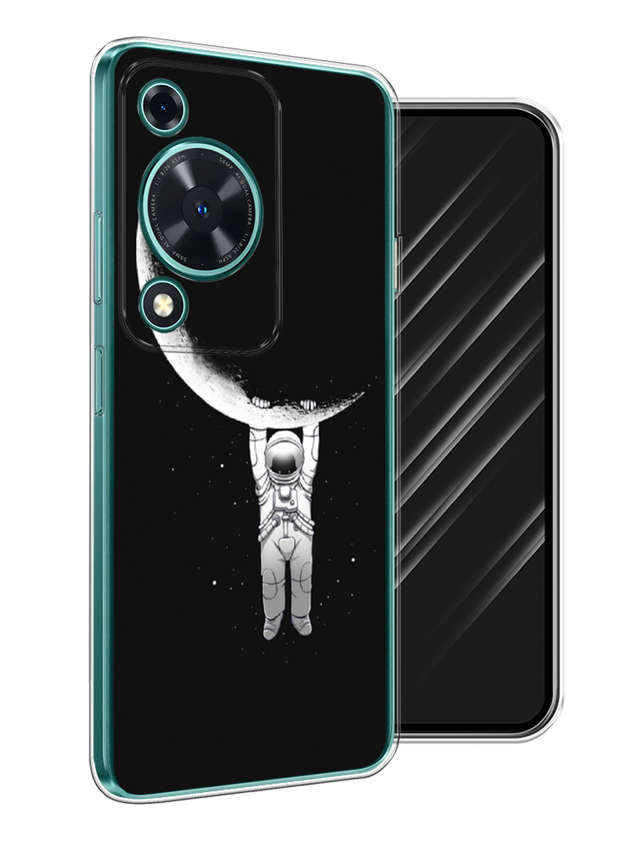 

Чехол Awog на Huawei Nova Y72 "Космонавт", Белый;черный, 6123650-1