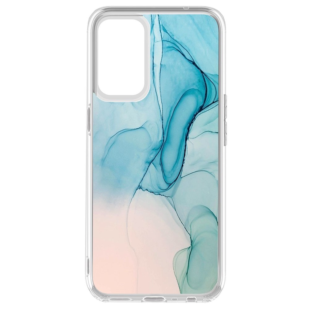 

Чехол-накладка Krutoff Clear Case Абстракт разводы для Oppo Reno5, Прозрачный