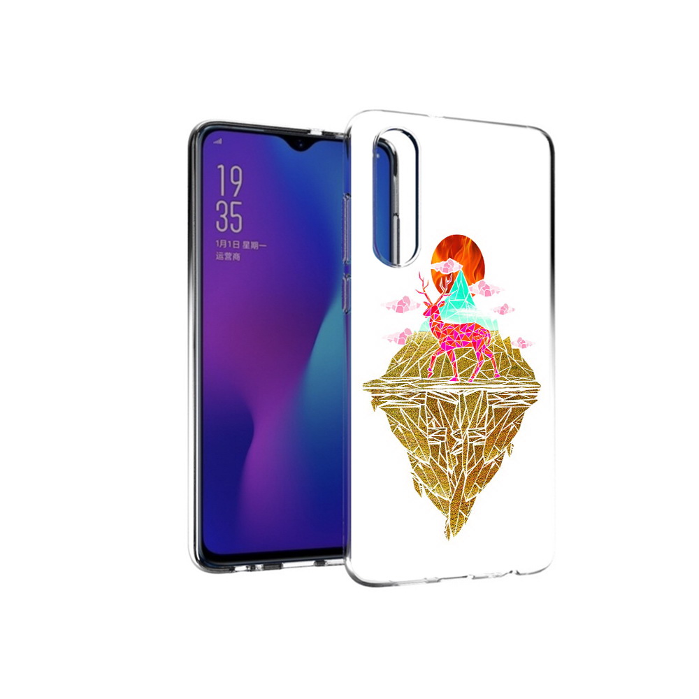 

Чехол MyPads Tocco для Huawei P30 розовый олень абстракция, Прозрачный, Tocco