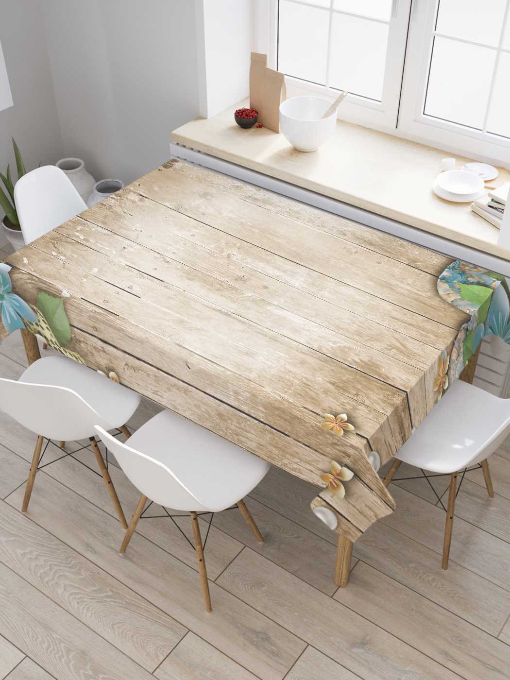 

Скатерть прямоугольная JoyArty "Креативная рамка" из сатена, 120x145 см, Коричневый, Креативная рамка