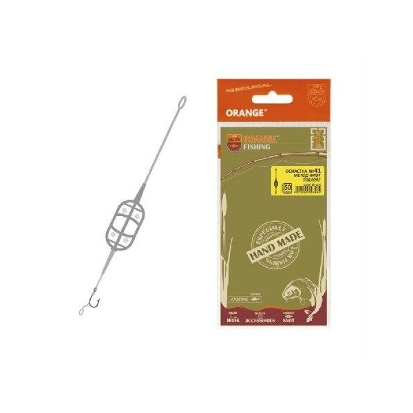 

Оснастка карповая ORANGE для бойла по 5 шт, 41 Classic Flat Method Leadcore, 50 гр, Зеленый, Classic Flat Method Leadcore