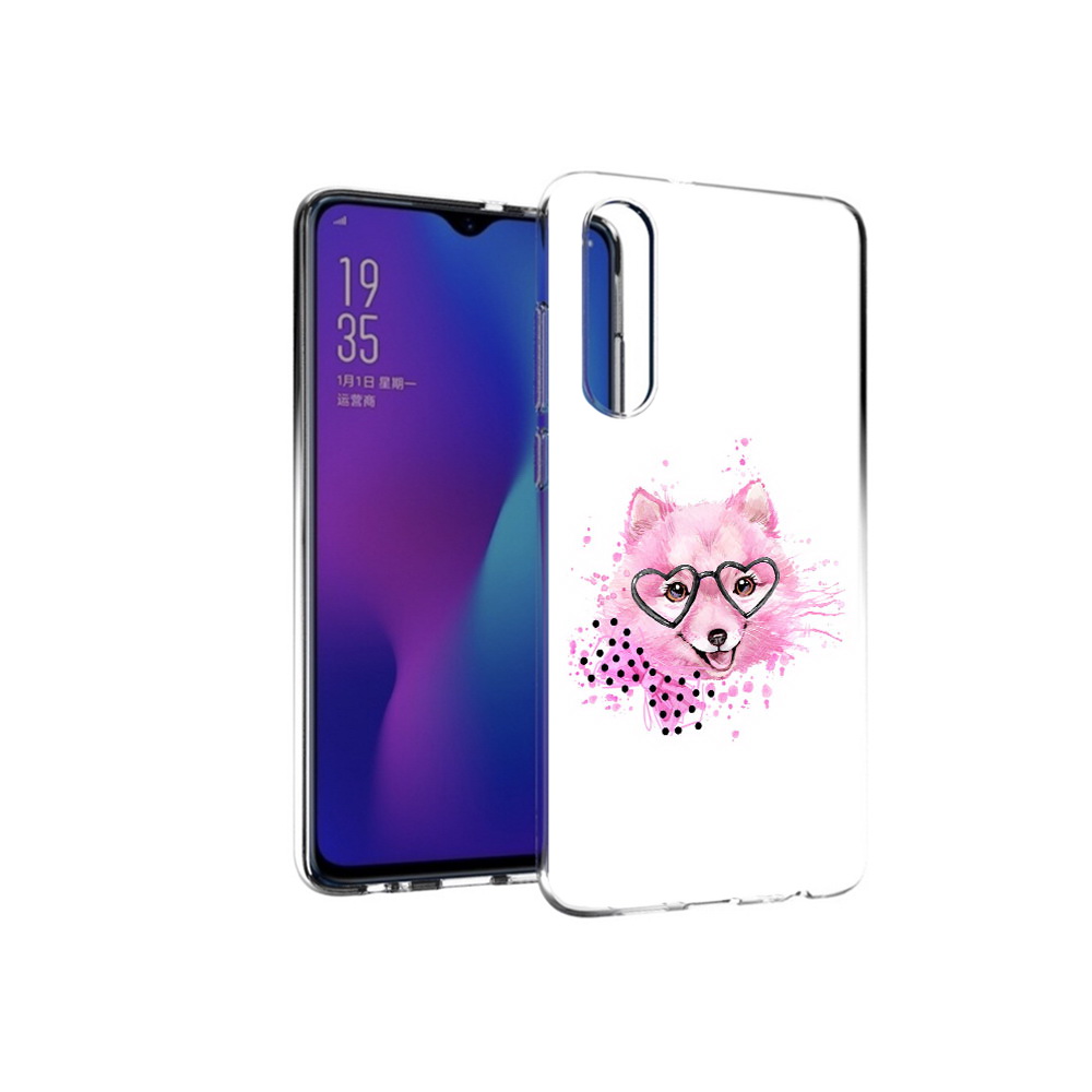 

Чехол MyPads Tocco для Huawei P30 розовый волченок, Прозрачный, Tocco