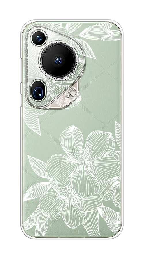 

Чехол на Huawei Pura 70 Ultra "Крокус", Белый;прозрачный, 6124550-1