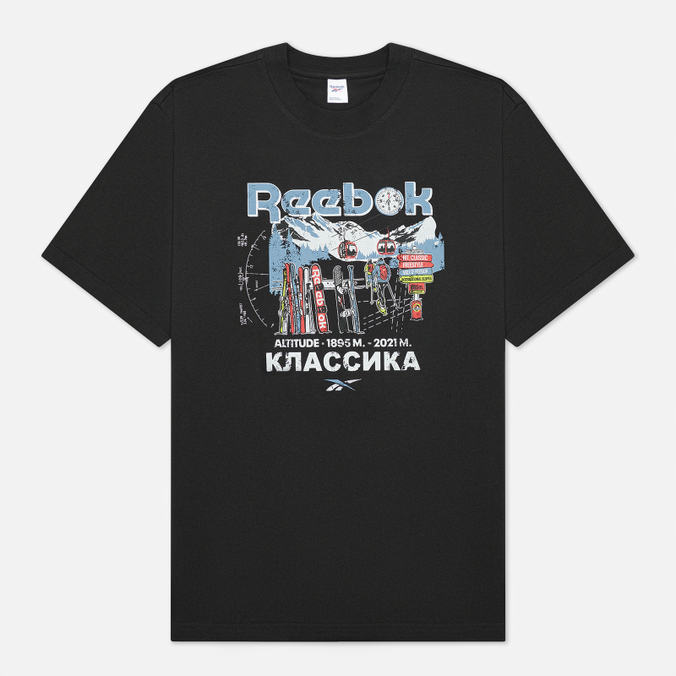 

Футболка мужская Reebok GS4184 черная L, GS4184