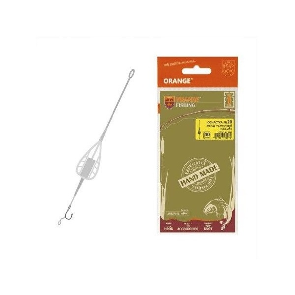 

Оснастка карповая ORANGE для бойла по 5 шт, 20 Method Feeder Leadcore, 40 гр, Зеленый, Method Feeder Leadcore