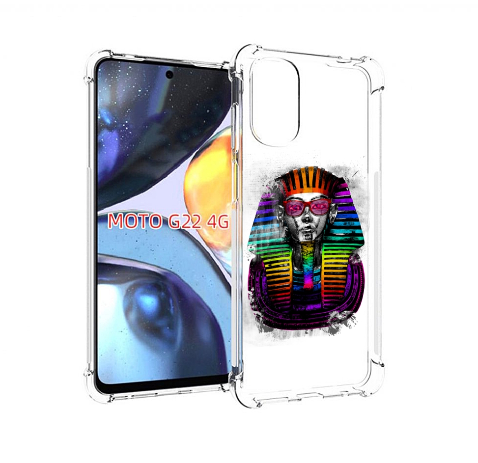 

Чехол MyPads модная богиня для Motorola Moto G22 4G, Прозрачный, Tocco