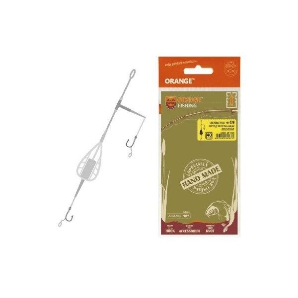 

Оснастка карповая ORANGE для бойла по 5 шт, 19 Method Feeder Leadcore, 40 гр, Зеленый, Method Feeder Leadcore