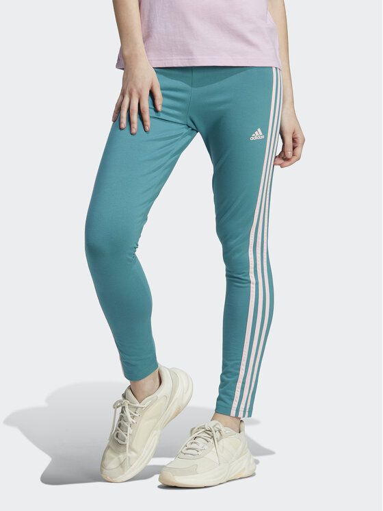 Спортивные леггинсы женские Adidas 302290635 бирюзовые XS доставка из-за рубежа 13025₽